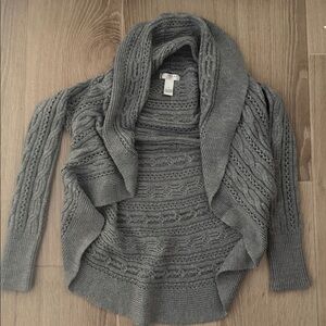 Kenar Charcoal Knit Sweater